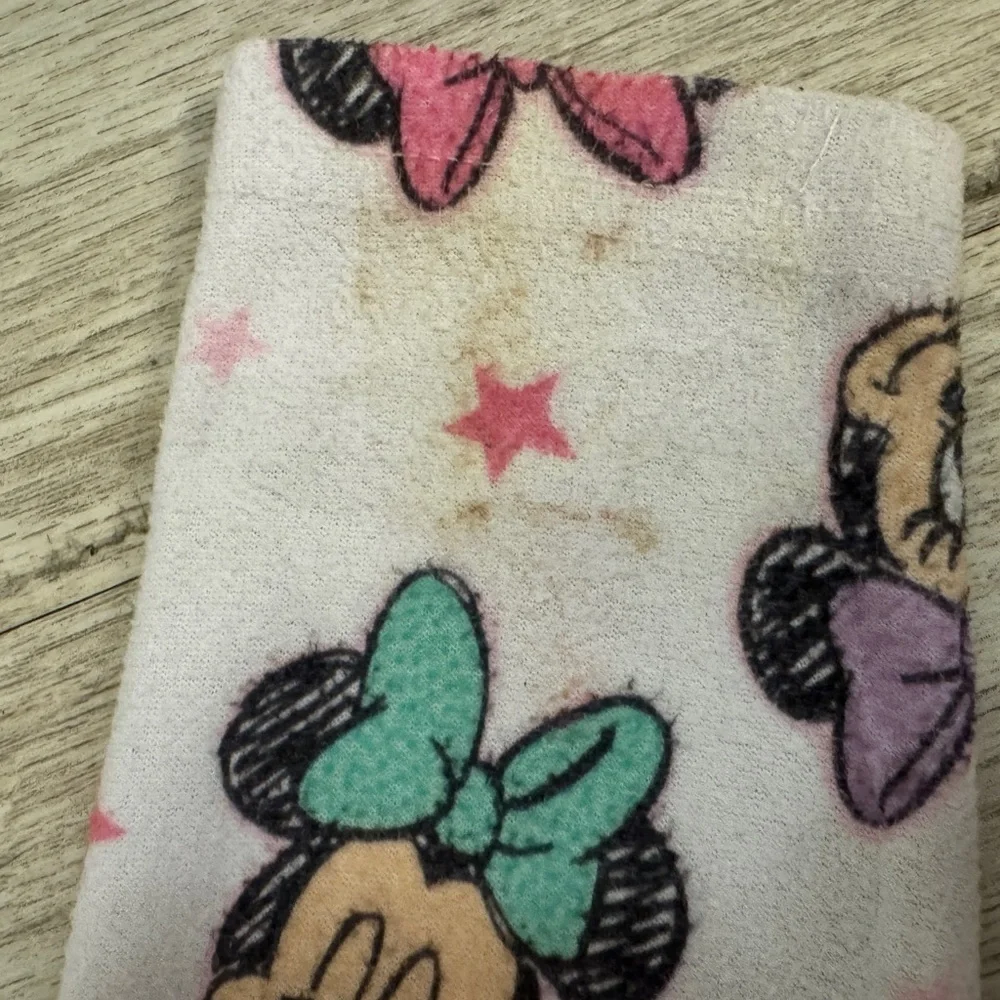 Disney Minnie Mouse Kids Pajama Set - Pink and White